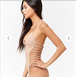 Nude Caged One piece